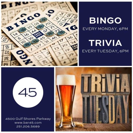 TRIVIA at Bar 45