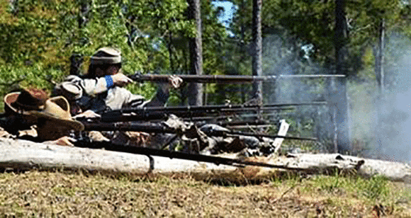 Reenactment of the Battle of Fort Blakeley