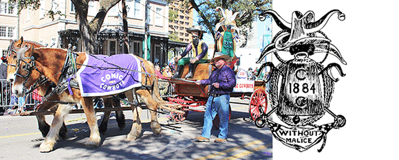 Comic Cowboys Mardi Gras Parade