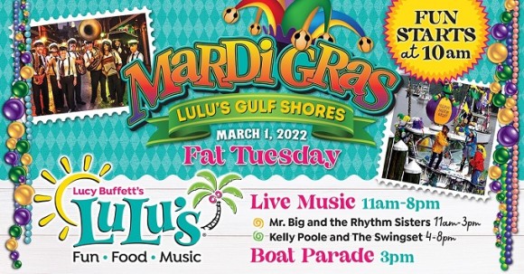 LuLu's Mardi Gras Anniversary & Boat Parade