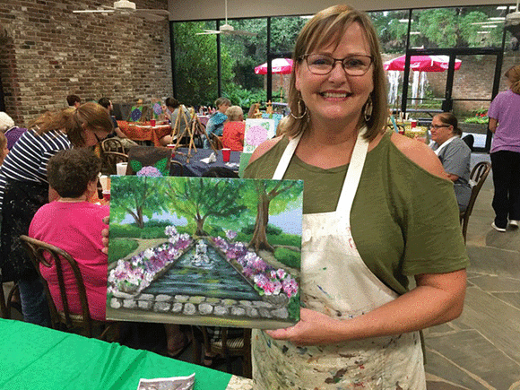 Paint Party at Bellingrath