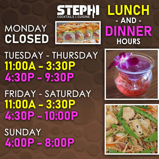 Stephi Cocktails and Cuisine