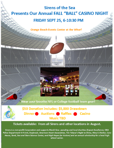 Sirens of the Sea Fall Fundraiser