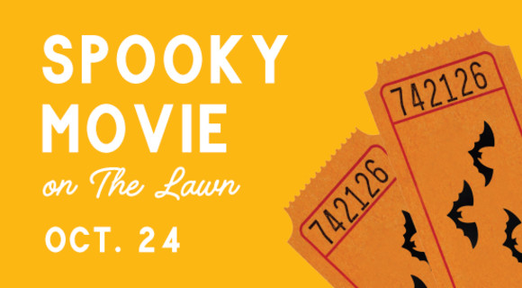 Spooky Movie on The Lawn