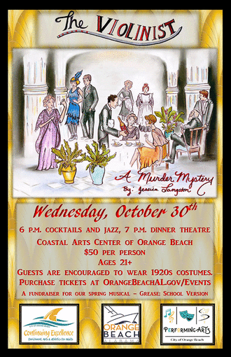 Dinner Theatre Performance of The Violinist-A Murder Mystery