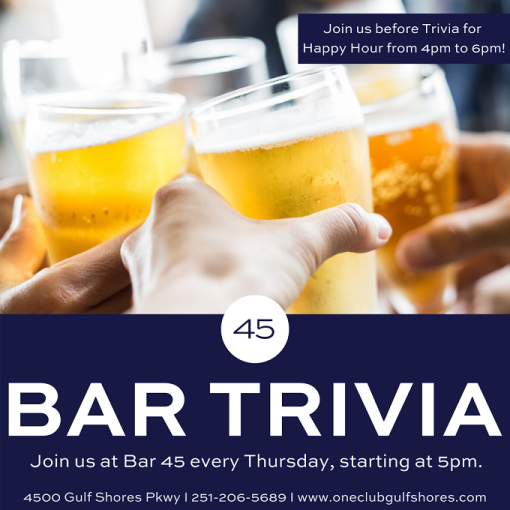 TRIVIA at Bar 45