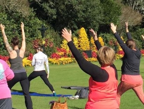 Sip, Stretch or Stroll: Yoga in the Gardens