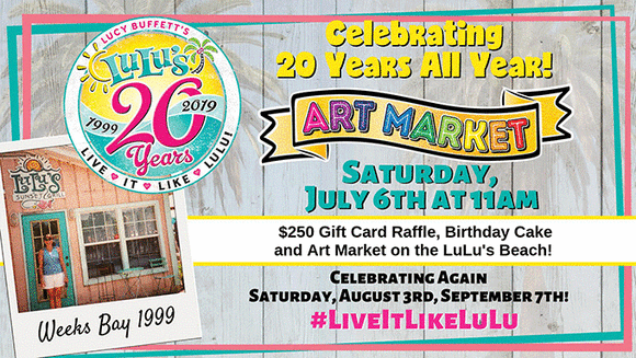 Art Market - LuLu's Gulf Shores 20th Anniversary Party!