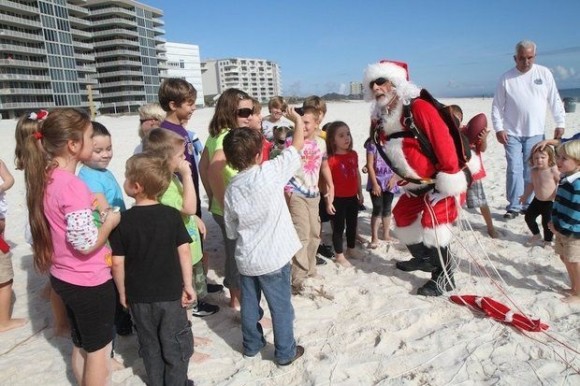 Flora-Bama's Annual Santa Drop