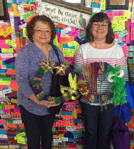 February 22, Art al Fresco - Mardi Gras Bead Wreath