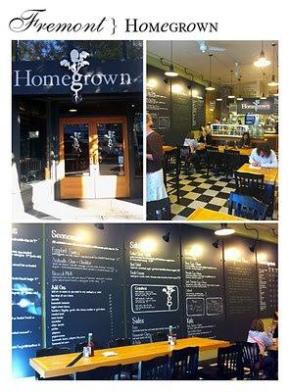 HOMEGROWN sustainable sandwich shop