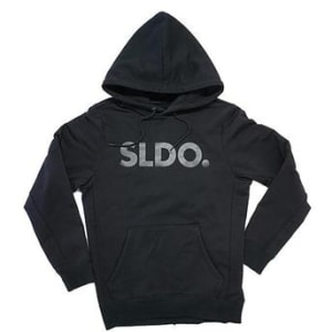 【アウター要らずの暖かさ】一度着ると辞められない SLDO. LOGO フーディー MATTE BLACK (UNISEX)