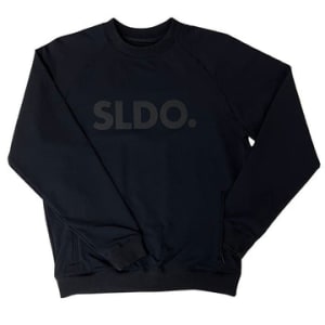 【風を通さず着心地抜群】 一度着るとやめられない プルオーバー SLDO. × AddElm ダブルクロスストレッチプルオーバー MATTE BLACK (UNISEX)