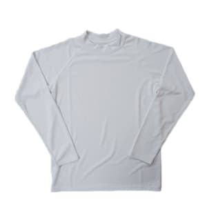 【軽い着心地がクセになる】<吸水速乾>モックネックカットソー OFFWHITE