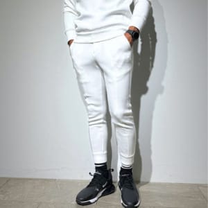 ライト ダブルニットプルオーバー/WHITE (UNISEX)