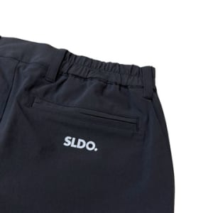 CODURA(R) NYLON 4WAY STRETCH ハーフパンツ  FRONT BACK LOGO/MATTE BLACK