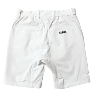 CODURA(R) NYLON 4WAY STRETCH ハーフパンツ  FRONT BACK LOGO/WHITE