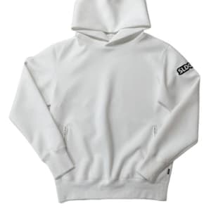 ライト ダブルニットフーディー/WHITE (UNISEX)