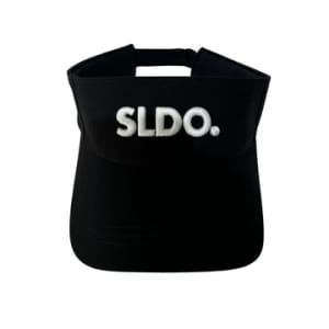FRONT BACK LOGO サンバイザー/BLACK