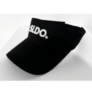 FRONT BACK LOGO サンバイザー/BLACK