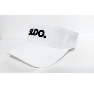 FRONT BACK LOGO サンバイザー/WHITE