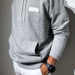 【EXTRA SERIES】3D BRIGHT LOGO 裏起毛フーディー/GRAY (UNISEX)