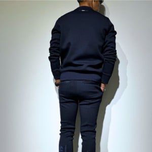 ライト ダブルニット リブパンツ/DARK NAVY (UNISEX)