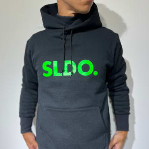 【EXTRA LIMITED】裏起毛フーディー/NEON GREEN LOGO (UNISEX)