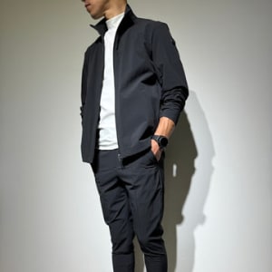 CODURA(R) NYLON  SLDO. 4WAY STRETCH リブパンツ/MATTE BLACK (UNISEX)　