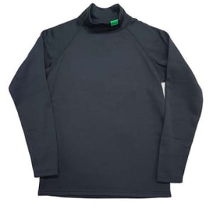 SLDO. × AddElm 裏起毛ストレッチハイネックロングスリーブTシャツ / NEON GREEN LOGO (UNISEX)