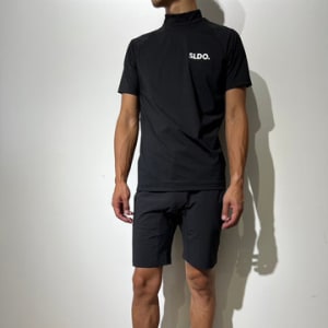 CODURA(R) NYLON 4WAY STRETCH ハーフパンツ　MINIMUM LOGO/MATTE BLACK