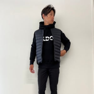 ダブルクロスストレッチ リブパンツ (UNISEX)