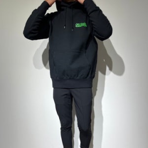 ダブルクロスストレッチ リブパンツ (UNISEX)