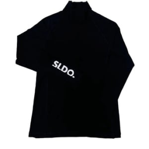 SLDO.ストレッチハイネックカットソー BLACK(UNISEX)