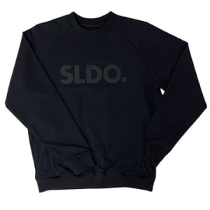 SLDO. × AddElm ダブルクロスストレッチプルオーバー MATTE BLACK (UNISEX)