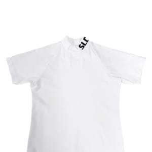 半袖モックネック カットソー WHITE(UNISEX)