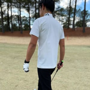 半袖モックネック カットソー WHITE(UNISEX)