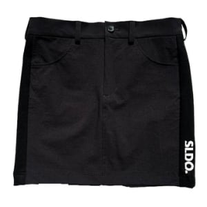 CODURA(R) NYLON SLDO. サイドロゴ 4WAY STRETCH スカート BLACK