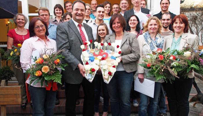 Mitarbeiterehrung in Osterhofen