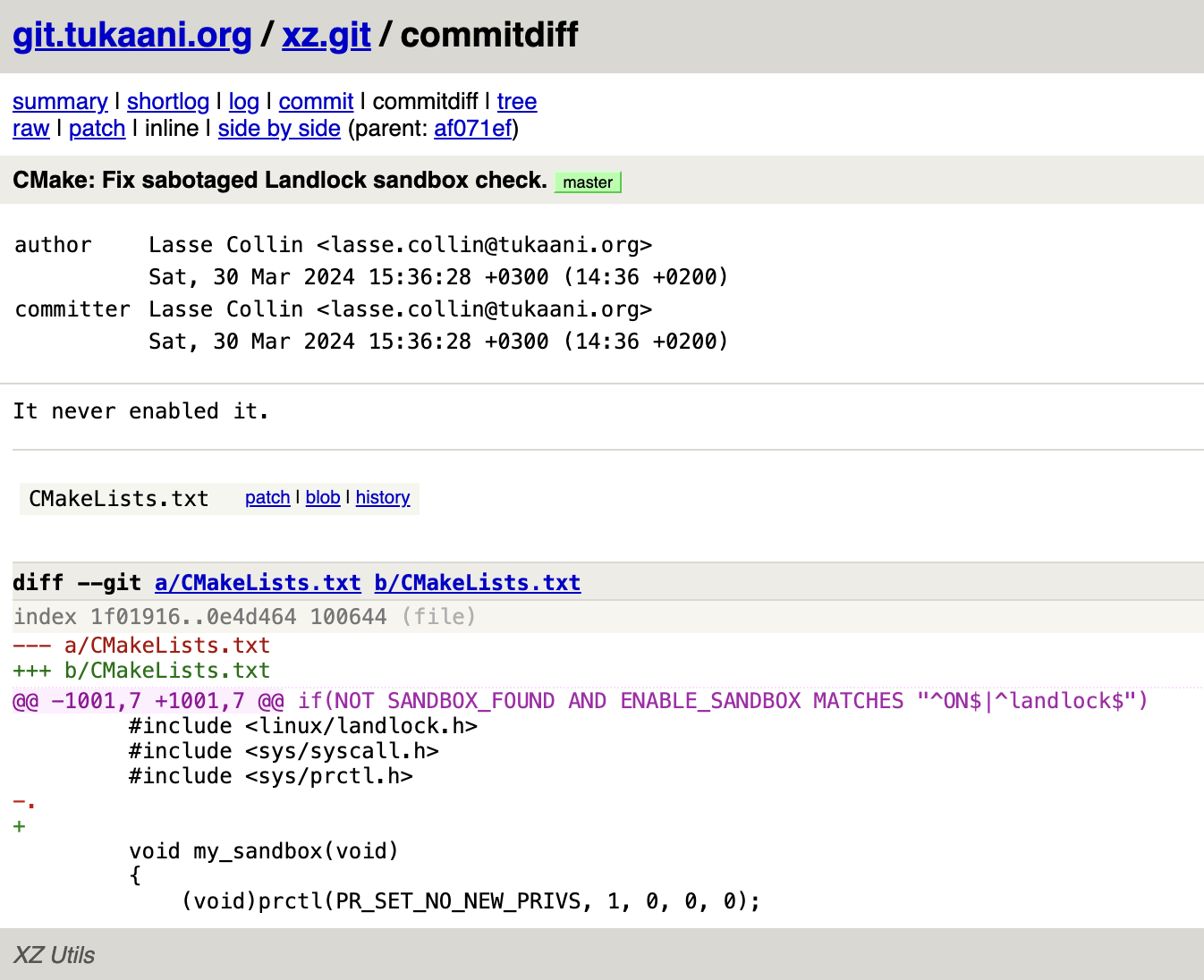 FRAMeWORK - YaMYaM‼️ CVE-2024-3094 - The XZ Utils Backdoor, a critical SSH