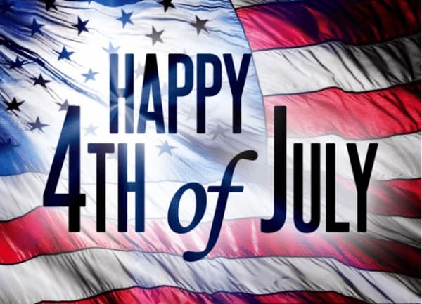 4th july flag
