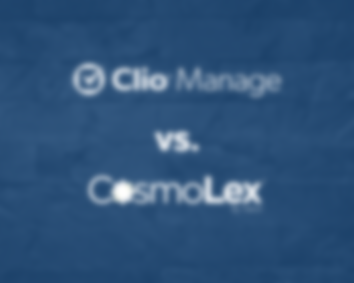 Clio Manage vs. CosmoLex