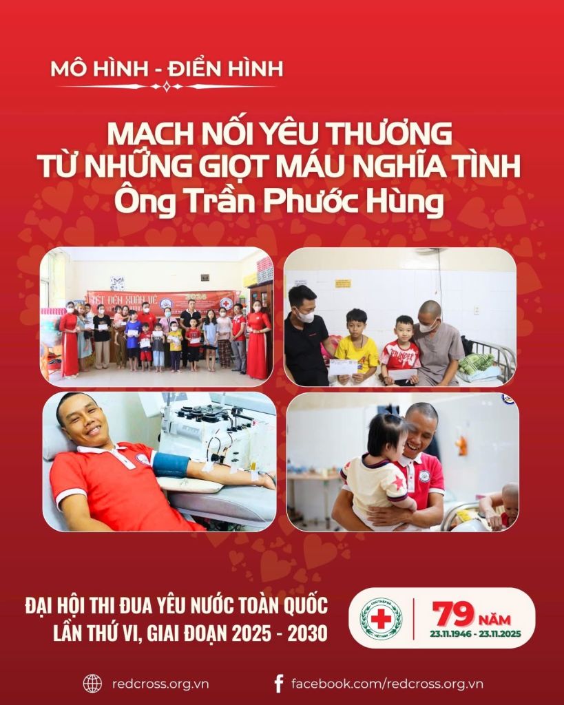 MẠCH NỐI YÊU THƯƠNG TỪ NHỮNG GIỌT MÁU NGHĨA TÌNH