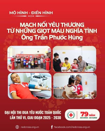 MẠCH NỐI YÊU THƯƠNG TỪ NHỮNG GIỌT MÁU NGHĨA TÌNH 