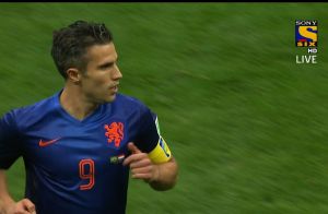 Robin VAN PERSIE scores with a Penalty Kick | Brazil vs Netherlands