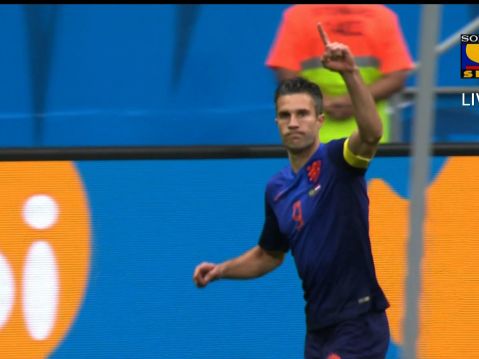 Robin VAN PERSIE is the player of the match - Brazil vs Netherlands