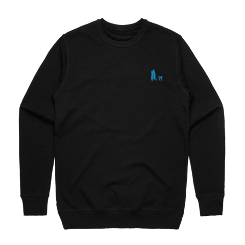 Ladder Men's 100% Cotton Embroidered Sweatshirt in Black / XXL by erinswindow