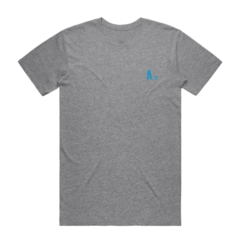 Ladder Men's 100% Organic Cotton Embroidered T-shirt in Grey / XXL by erinswindow