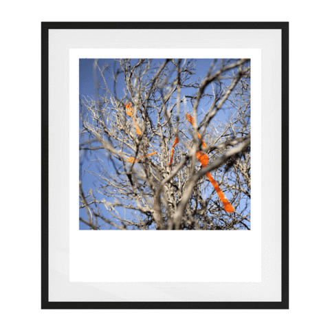 Hands All Over 02 Solid Wood Framed Art Print in Black Frame / 83 X 68 CM by Serap Osman