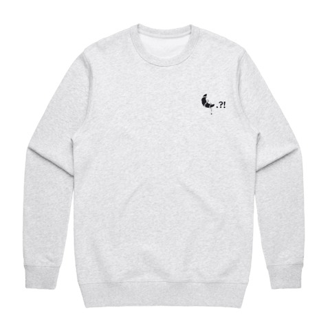 Moon Men's 100% Cotton Embroidered Sweatshirt in Marble White / XXL by Ikeya Tomohide